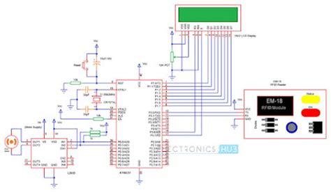 rfid security access control system using 8051 microcontroller|8051 microcontroller.